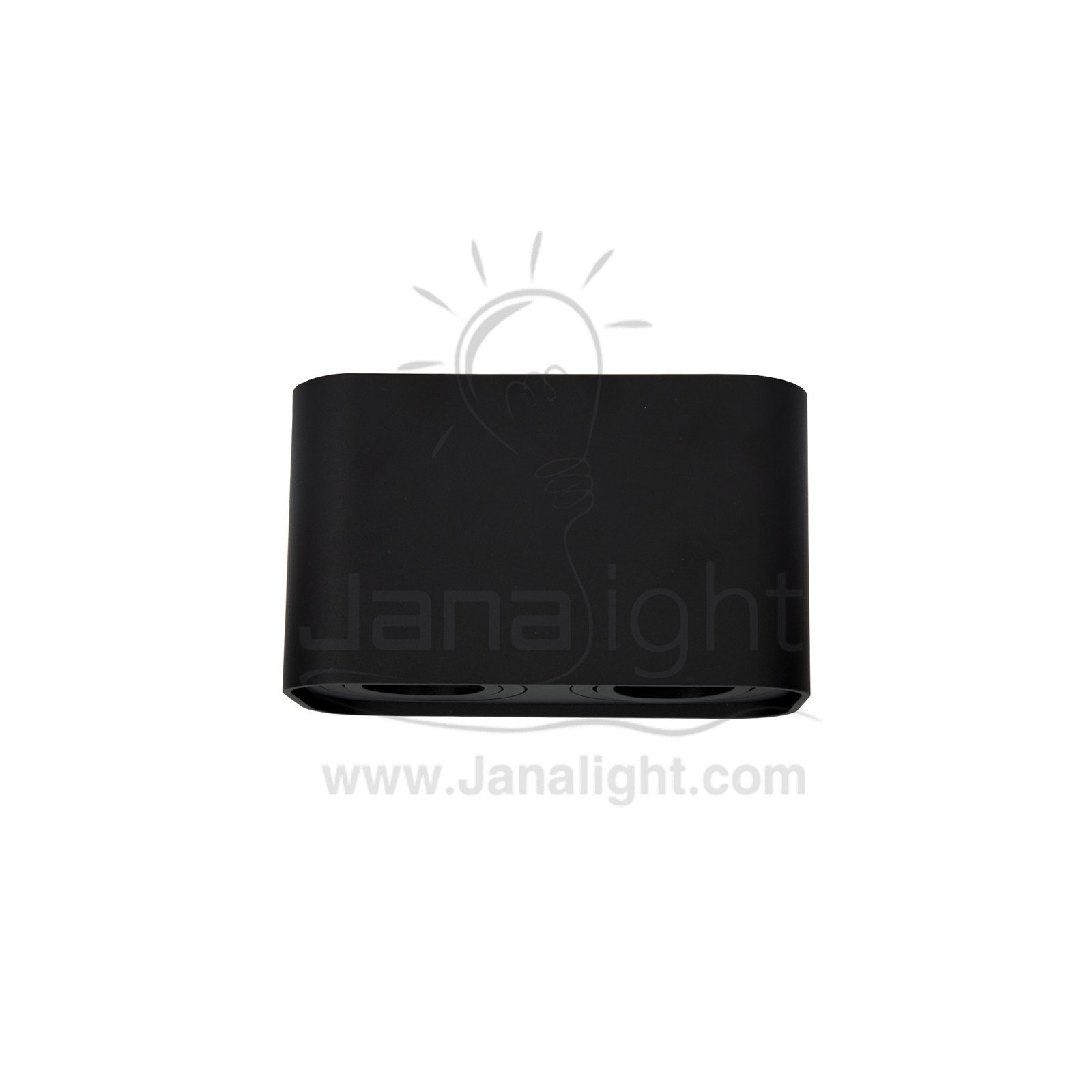 فريم سبوت سلندر متحرك مربع مجوز فلات cylinder downlight Moving Square Double flat black